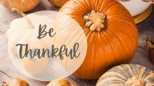 giving thanks on thanksgiving